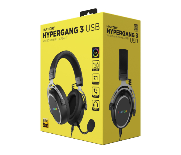 HATOR Hypergang 3 USB (czarne) ESH50 - 1335961 - zdjęcie 7